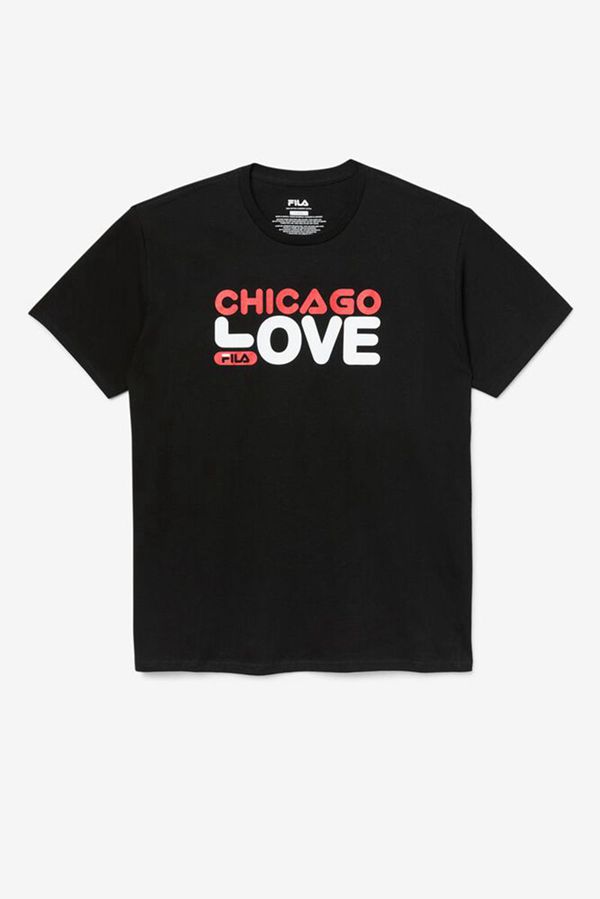 Fila Tričká Panske Čierne - Chicago Love Vypredaj - Slovakia 87540-AEXP